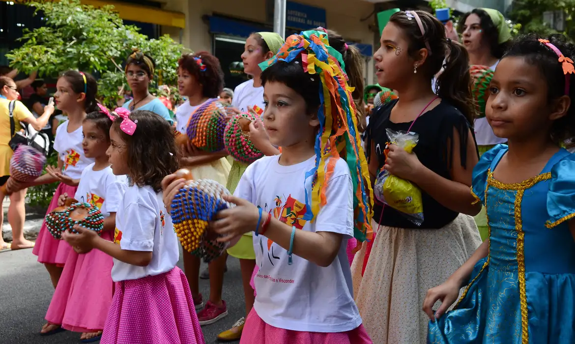 Pais devem ter cuidado redobrado com as crianças, no Carnaval  Foto: Reprodução Rovena Rosa/Agência Brasil