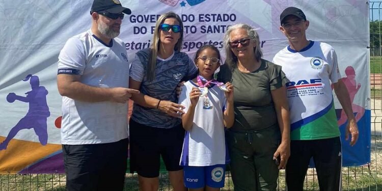 Estudante francisquense ganha dois ouros nos Jogos Escolares Paraolímpicos-ES