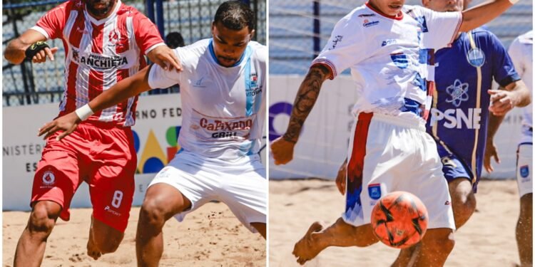 Anchieta e Vila Velha fazem a grande final do Estadual Masculino de beach soccer 2024