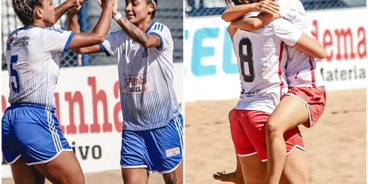 Vitória e Anchieta são os finalistas do Estadual Feminino de beach soccer 2024