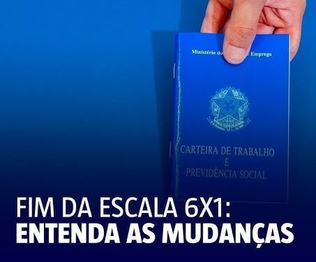 Entenda o que pode mudar com o fim da escala 6 X 1 no trabalho