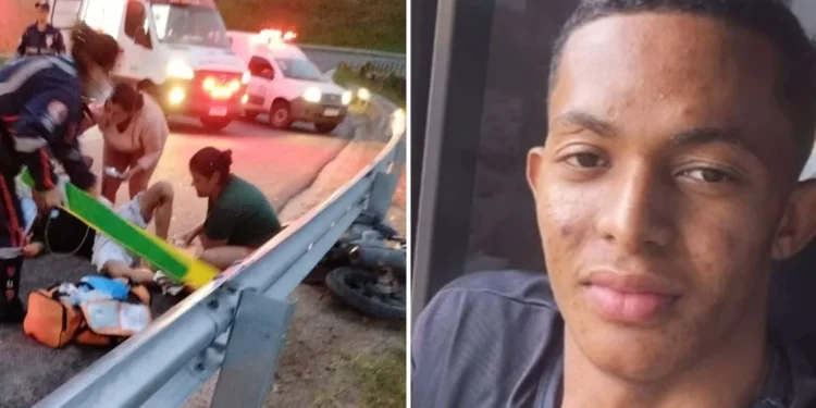 Jovem morre em queda de moto na ES 080 em Água Doce do Norte