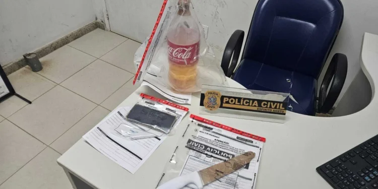 Homem é preso suspeito de tentar assassinar ex-mulher no bairro Vila Landinha, em Barra de São Francisco