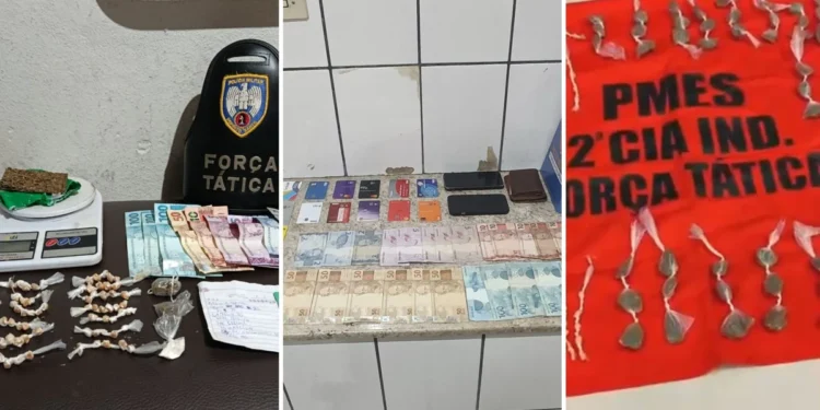 Cinco são detidos e mais de 200 pedras de crack apreendidas em cidades do ES Cinco são detidos e mais de 200 pedras de crack apreendidas em cidades do ES