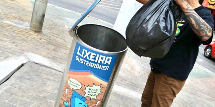 Conheça as lixeiras subterrâneas para deixar Cariacica mais limpa