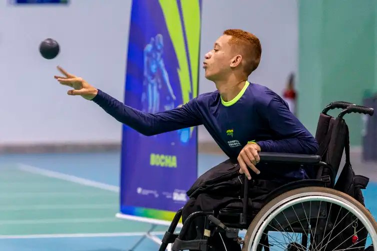 Alessandra Cabral/CPB/Direitos Reservados 22.07.25 -Camping Escolar Paralímpico no CT Paralímpico, em São Paulo. Foto: Alessandra Cabral/CPB