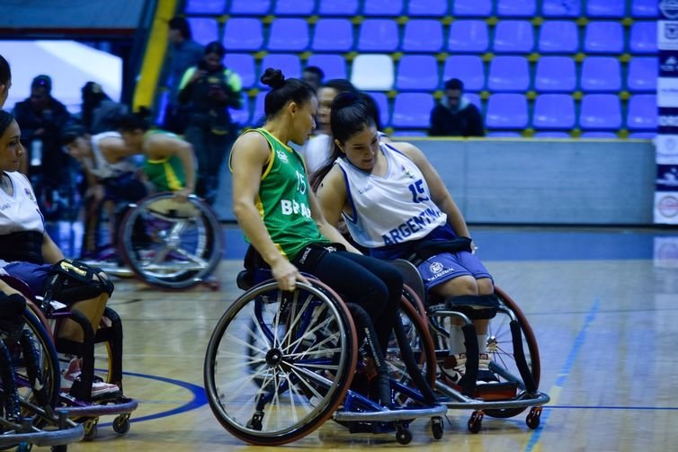 Divulgação/CBBC Seleção brasileira derrota Argentina por 50 a 39 e avança à final da Copa América de basquete feminino em cadeira de rodas - em 13/08/2025