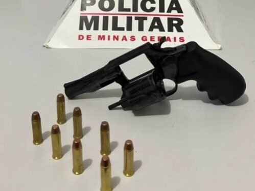 Homem é preso com arma de fogo durante patrulhamento em Nova Belém, no Leste de Minas Gerais