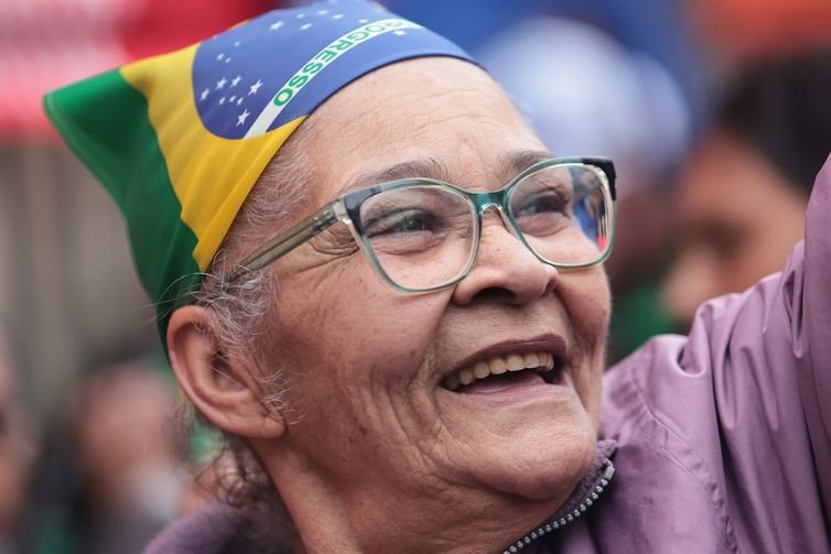 São Paulo (SP), 07/09/2025 - Centrais sindicais e os movimentos populares que compõem as Frentes Brasil Popular e Povo Sem Medo realizam ato em defesa da soberania e da pauta da classe trabalhadora, na Praça da República. Foto: Paulo Pinto/Agência Brasil