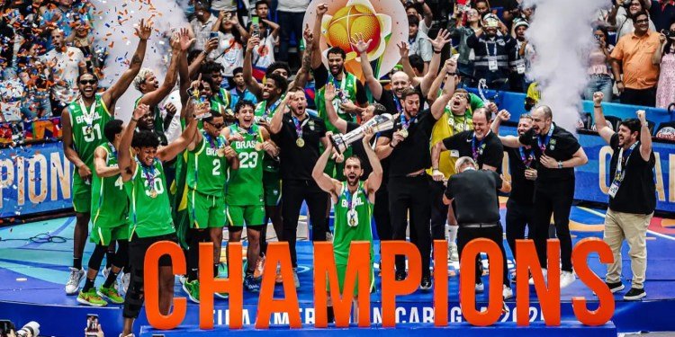 Brasil é campeão da AmeriCup de basquete após 16 anos de jejum