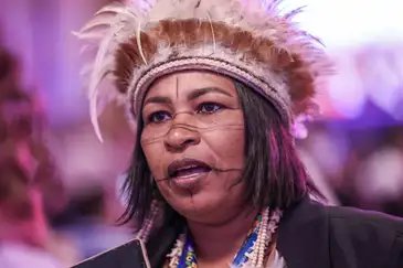 José Cruz/Agência Brasil Brasília (DF), 01/10/2025 – Magna Caibé durante a 5ª Conferência Nacional de Políticas para as Mulheres. Foto: José Cruz/Agência Brasil