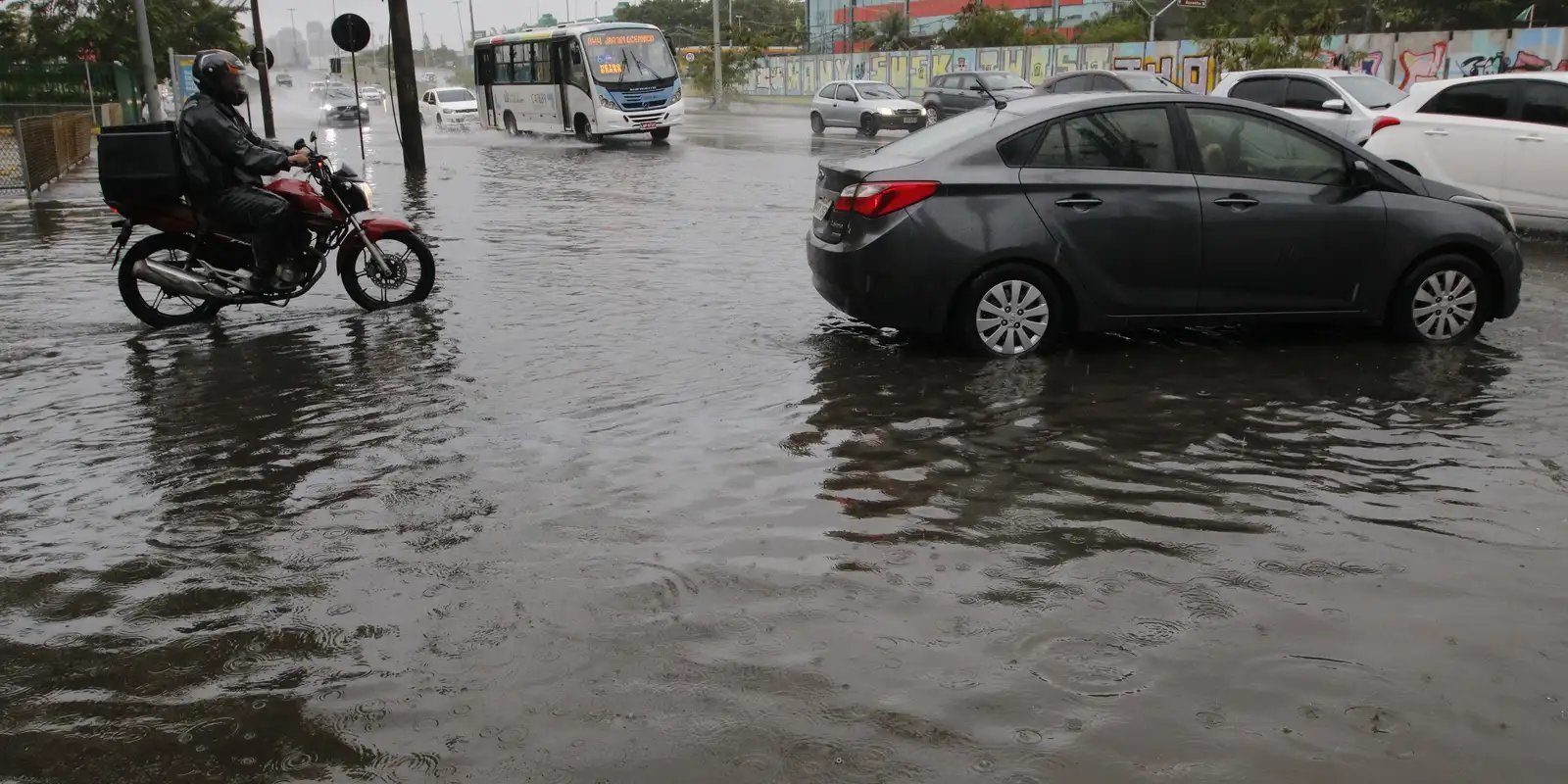 Frente fria derruba árvores e causa alagamentos no Rio de Janeiro Frente fria derruba árvores e causa alagamentos no Rio de Janeiro