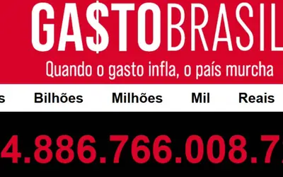 Imagem: Reprodução / Gasto Brasil Imagem: Reprodução / Gasto Brasil