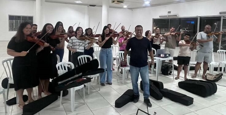 Prefeitura promove aulas de música e fortalece formação da Orquestra Lira Francisquense