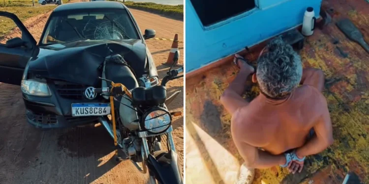 Suspeito de feminicídio no RJ é preso em embarcação no Norte do ES Suspeito de feminicídio no RJ é preso em embarcação no Norte do ES