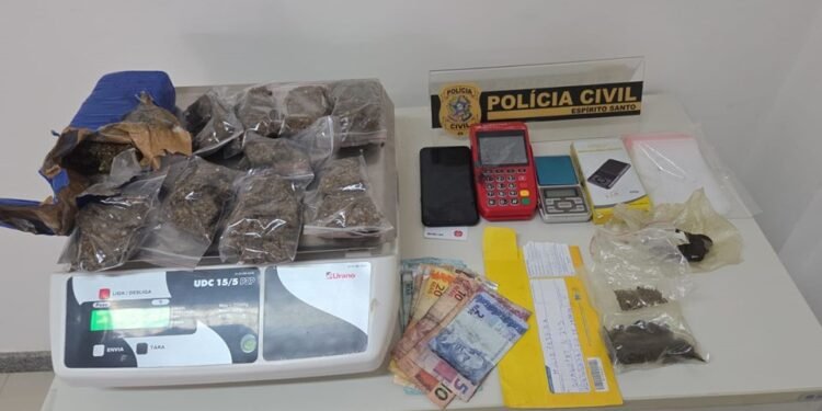 Homem é preso suspeito de receber drogas pelos Correios em São Gabriel da Palha