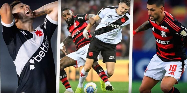 Em 40 jogos com o Fla, o Vasco ganhou somente cinco Em 40 jogos com o Fla, o Vasco ganhou somente cinco