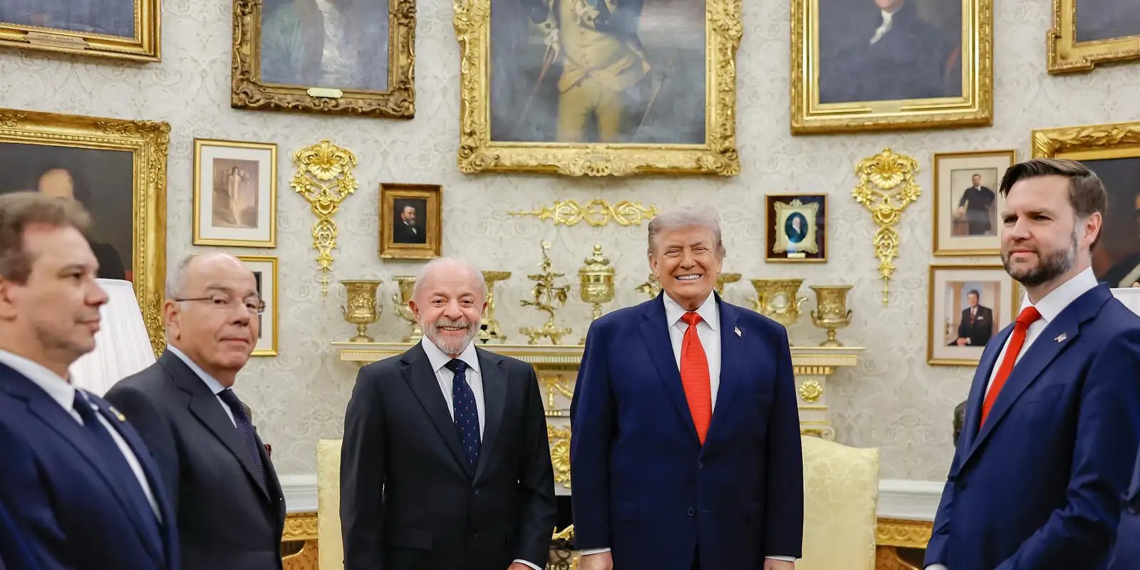 Trump diz que encontro com Lula foi "muito bom" Trump diz que encontro com Lula foi "muito bom"