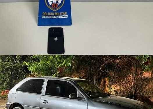 Polícia Militar recupera carro roubado e iPhone furtado em duas ações em Barra de São Francisco Polícia Militar recupera carro roubado e iPhone furtado em duas ações em Barra de São Francisco
